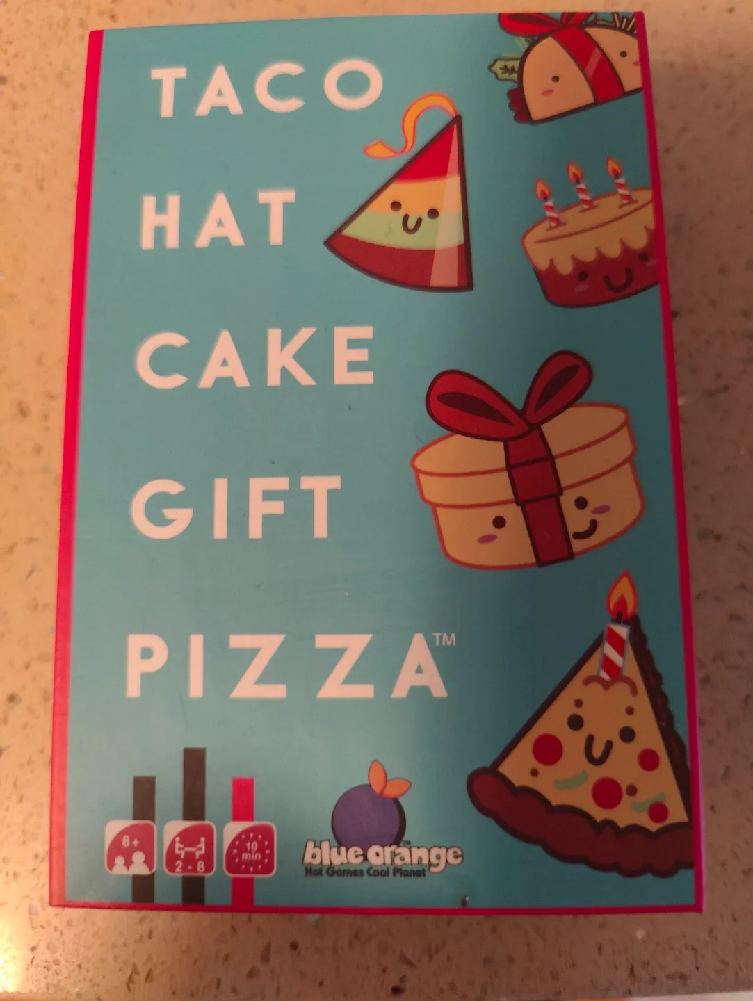 Taco Hat Cake Gift Pizza Board Game by Blue Orange