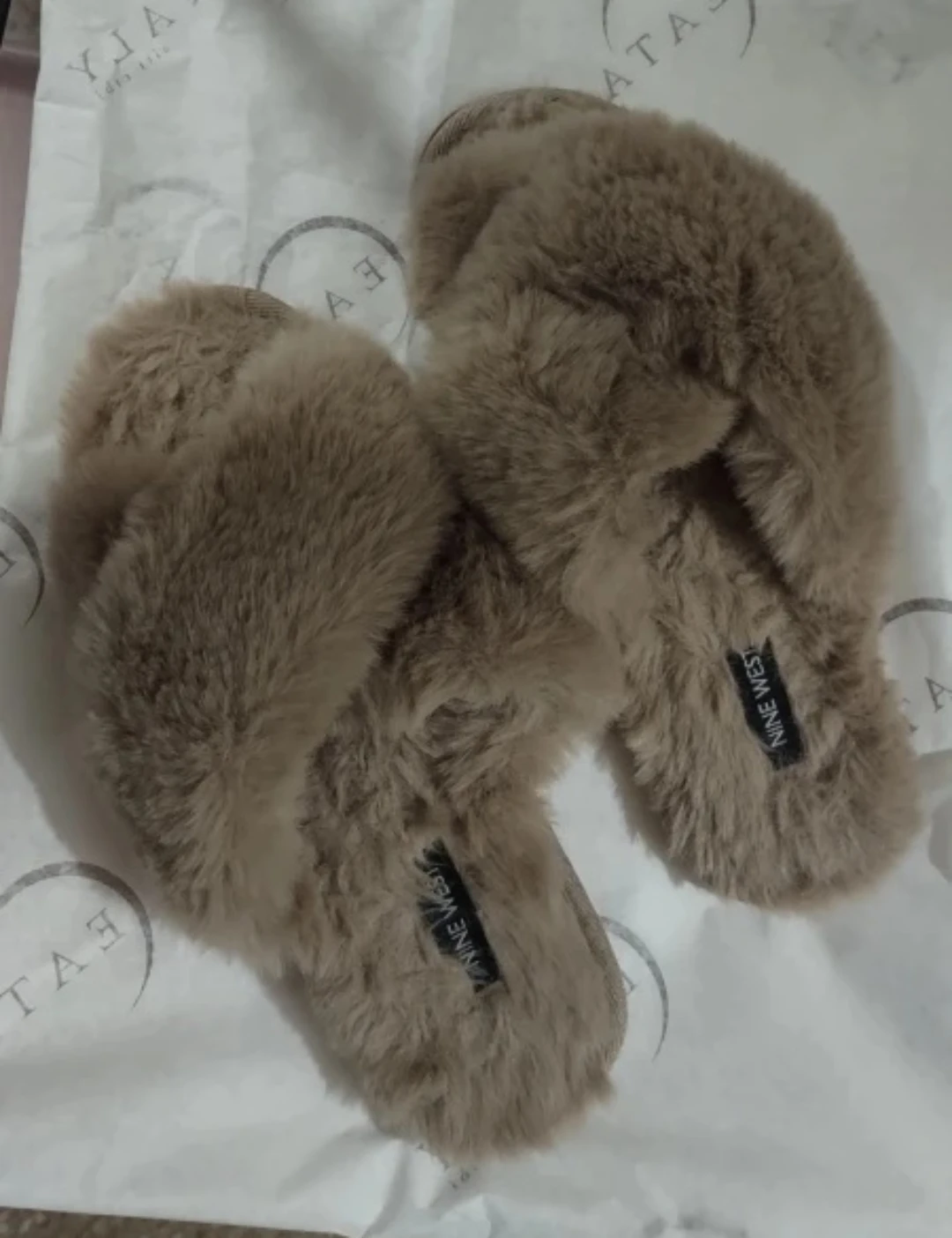 Nine West Faux Fur Slippers - photo 2