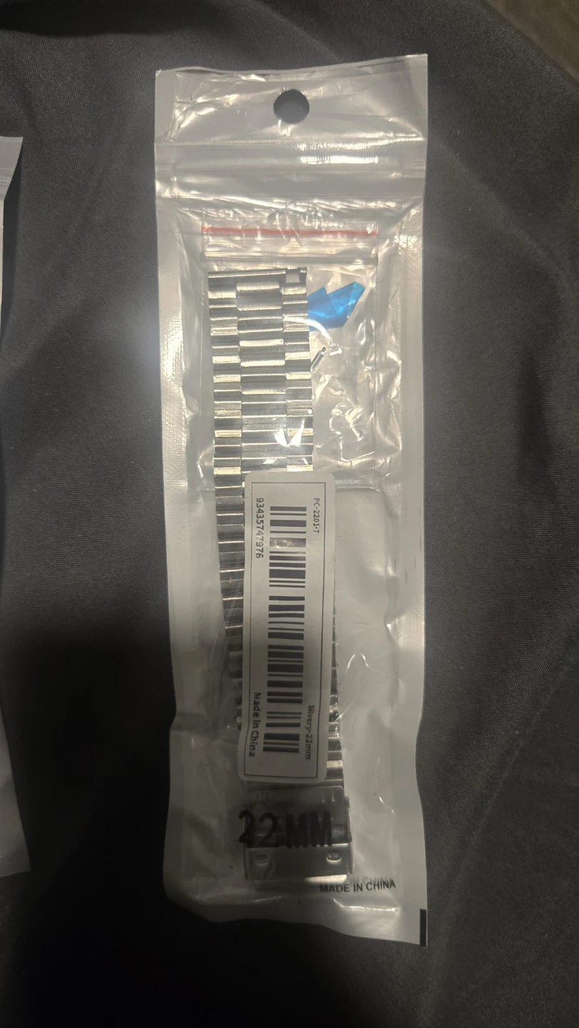 22mm Silver Samsung Watch Band - New