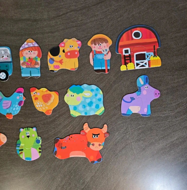 Headu Touch 2-Piece Farm Puzzles image indicator(4)