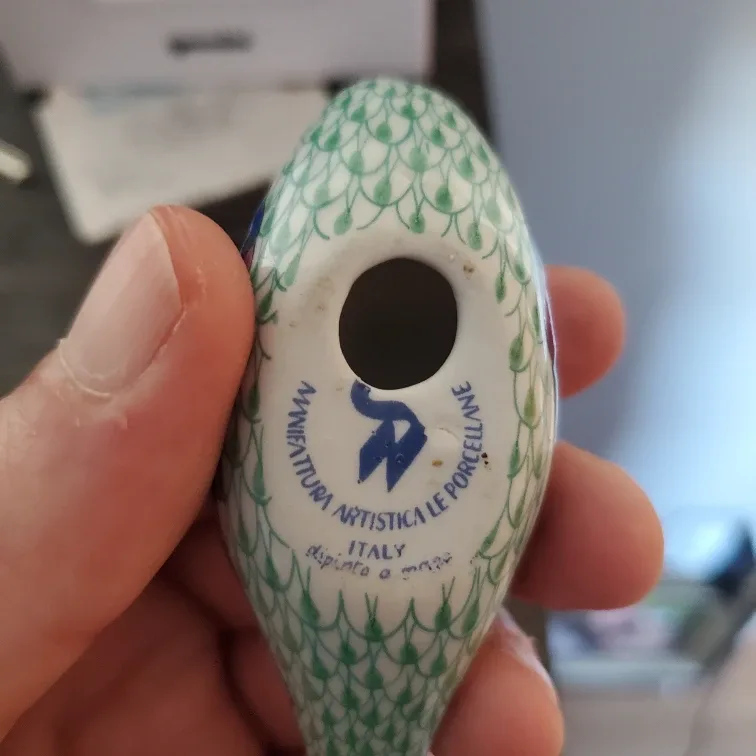 S.W. Art Italy Porcelain Duck Figurine image indicator(2)