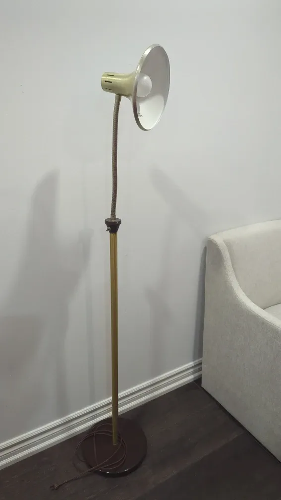 Vintage Brass Floor Lamp