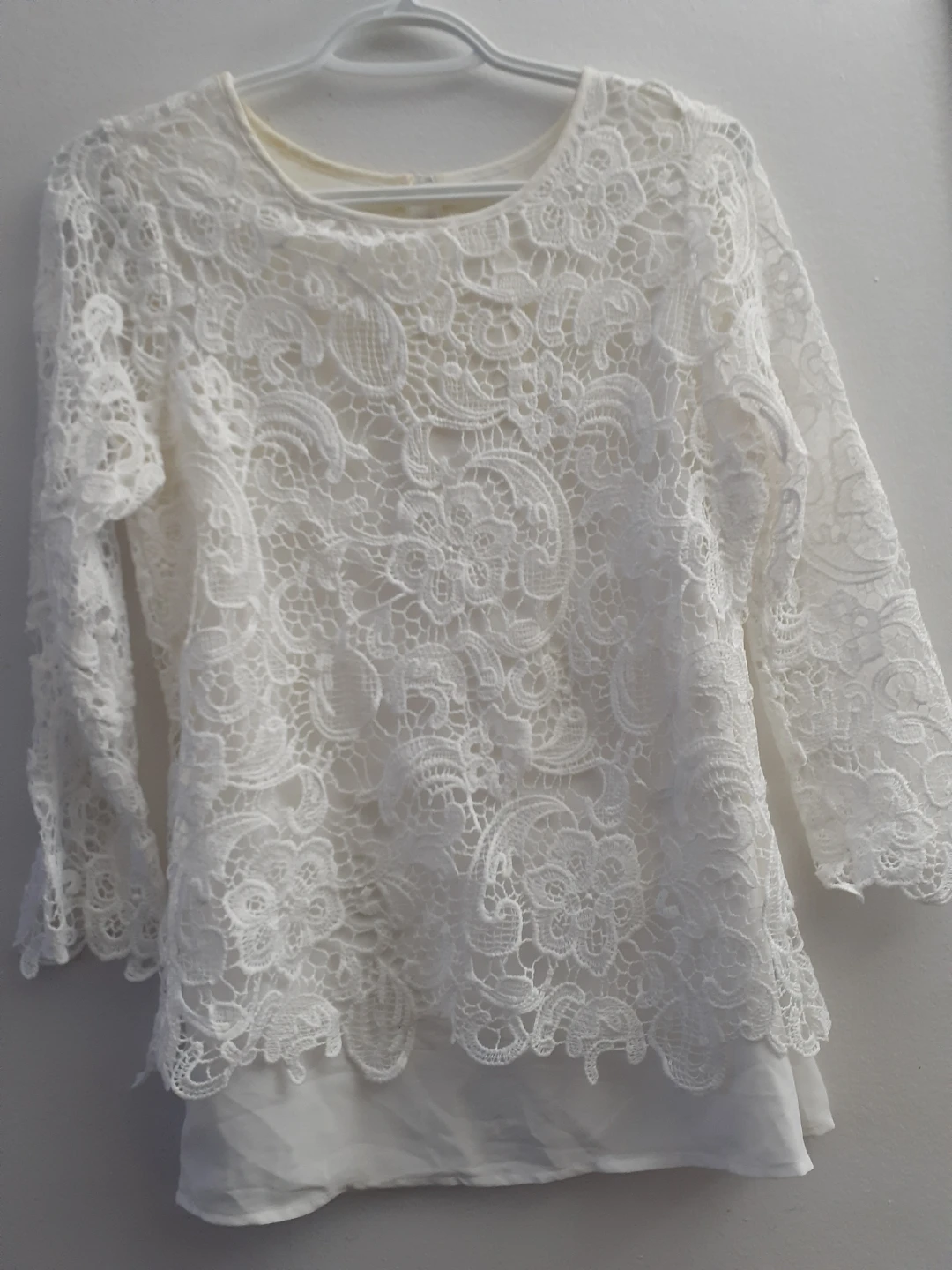 White Lace Blouse