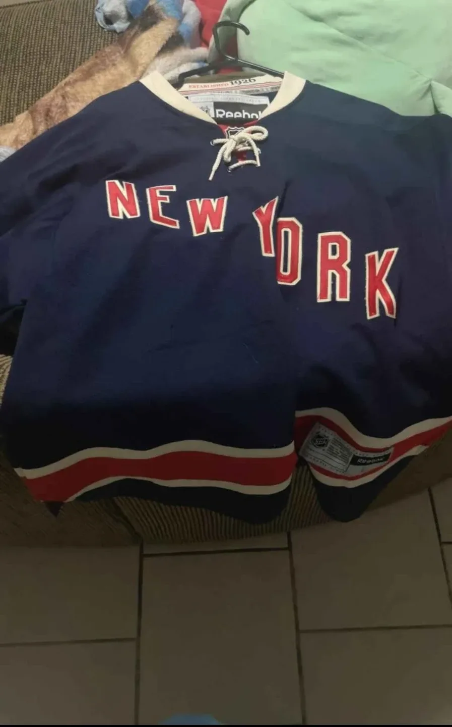 Reebok New York Rangers Hockey Jersey
