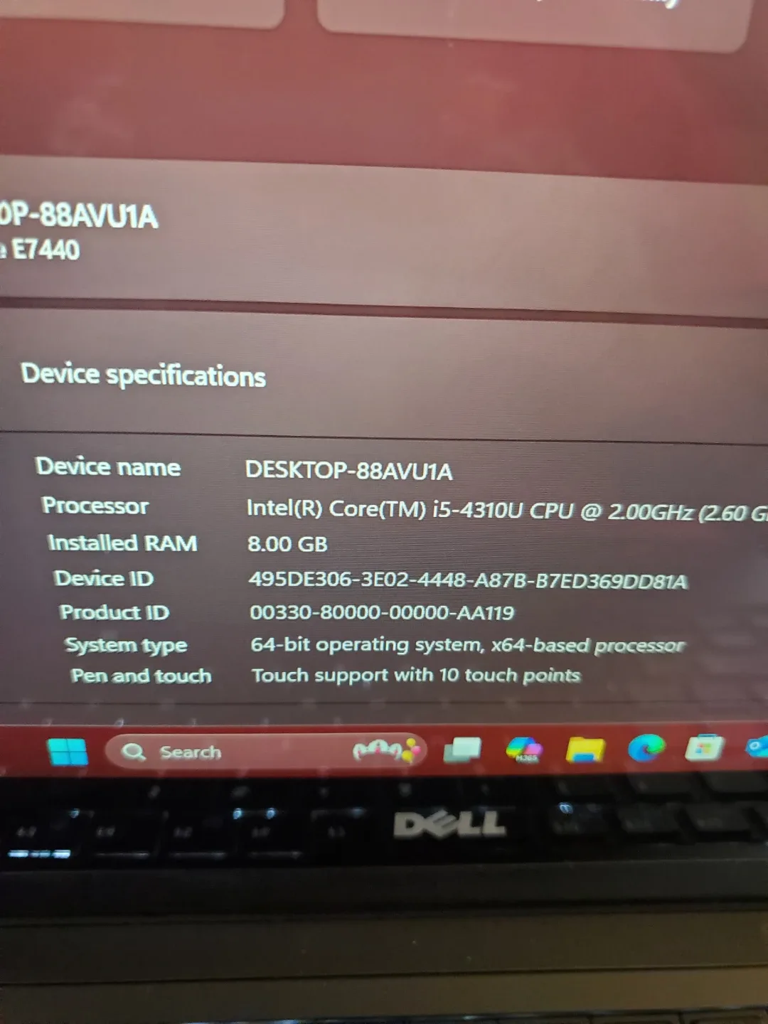 14inch touchscreen i5 windows 11pro Dell Latitude E7440 Laptop image indicator(7)