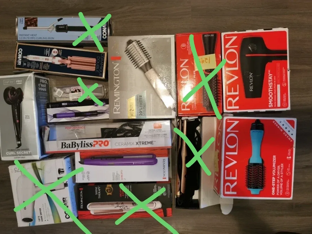 Hair Styling Tools Bundle - Conair, Revlon, Babyliss Pro & More!