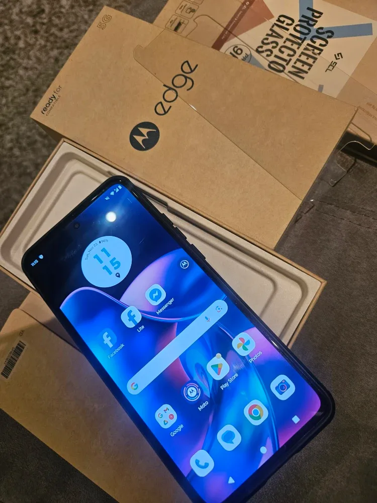 Motorola Edge 256GB 5G - Box , New Case & Screen Protector
