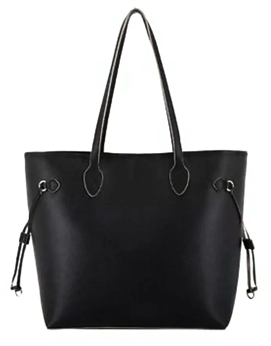 NWOT Lodis Bliss Black Pebbled Leather Large Tote Bag image indicator(7)