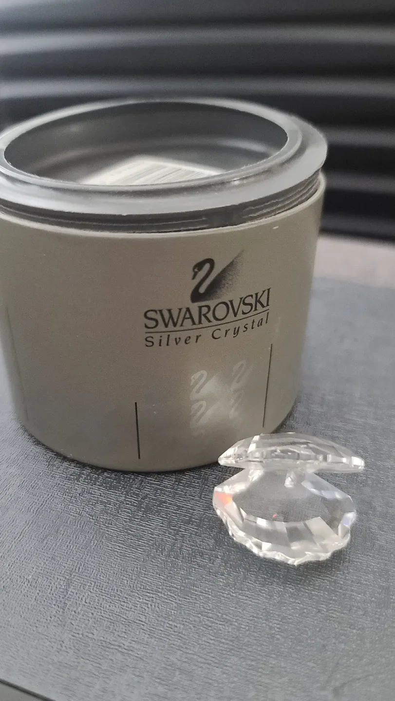 Swarovski Silver Crystal Seashell Decoration thumbnail