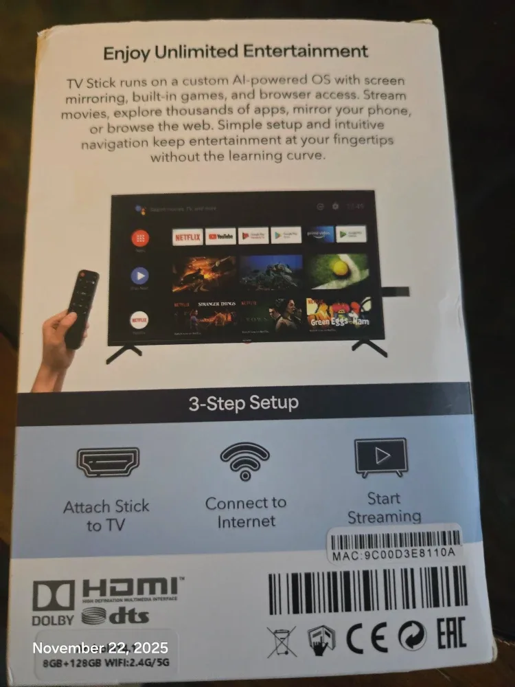 4K TV Stick with Chromecast Built-in - NEW image indicator(2)