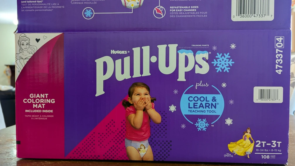 Huggies Pull-Ups Plus 2T-3T (108 count)