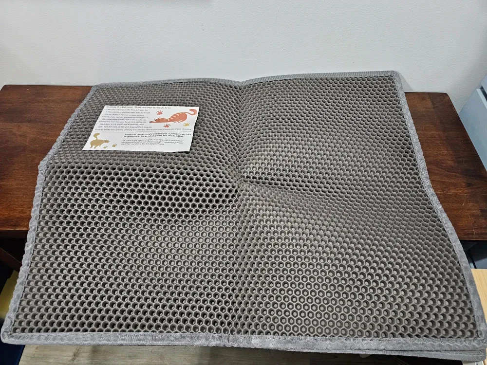 NEW Cat Litter Trapping Mat - Gray image indicator(2)