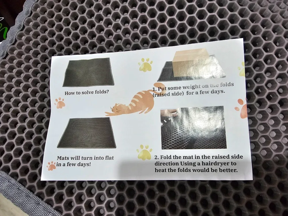 NEW Cat Litter Trapping Mat - Gray image indicator(4)