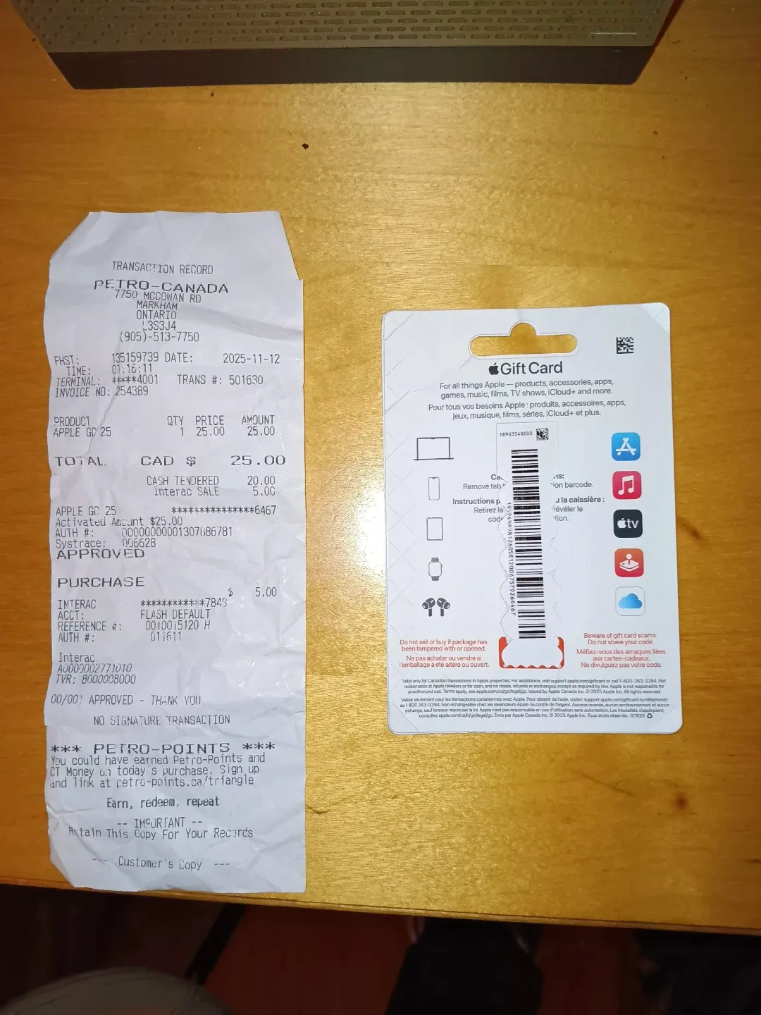 Apple $25 Gift Card - Perfect Gift! image indicator(2)