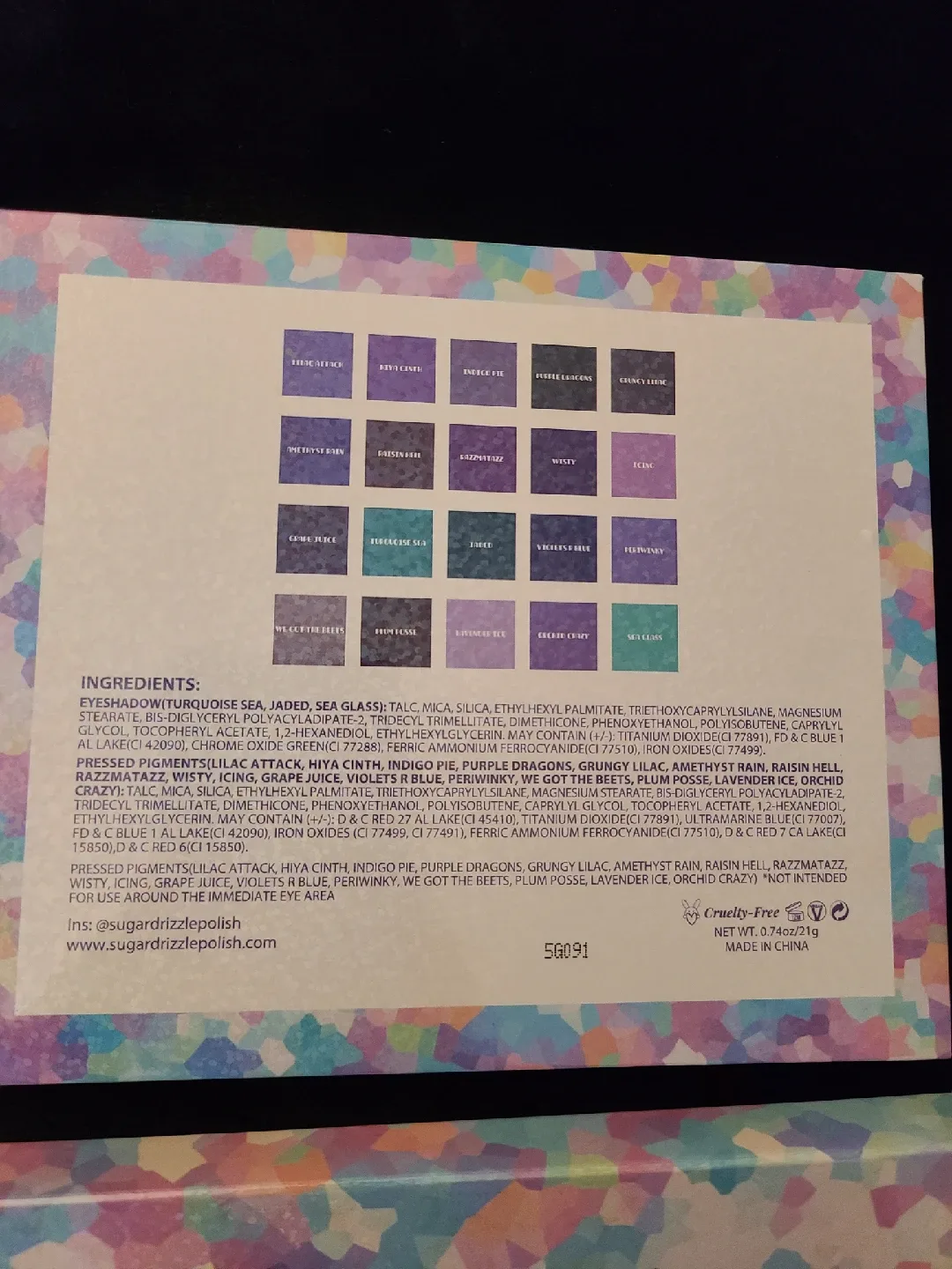 Sugar Drizzle The Mattes Eyeshadow Palette image indicator(4)