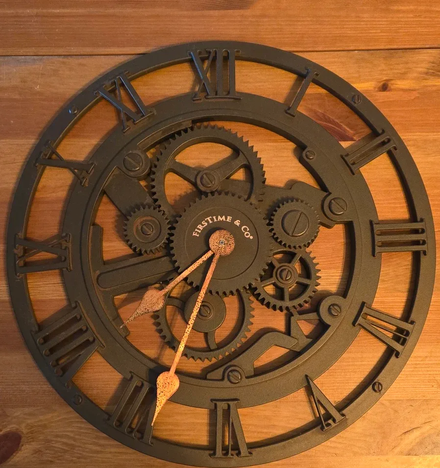 Firstime & Co. Skeleton Gear Wall Clock
