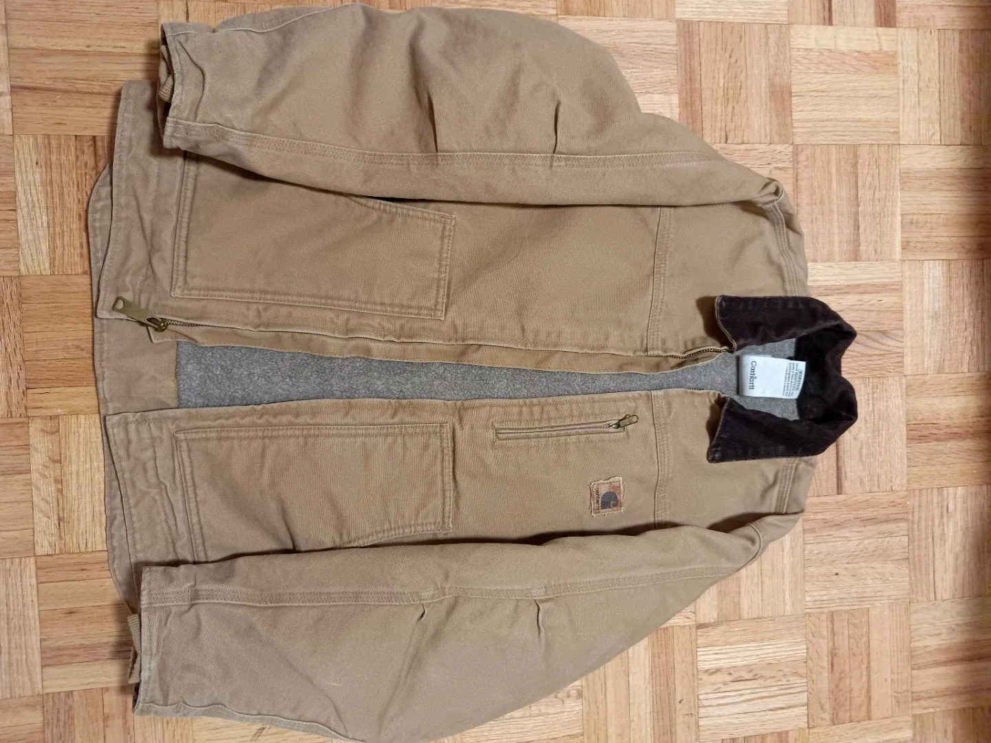 Carhartt Sandstone Duck Active Jacket - Size Small