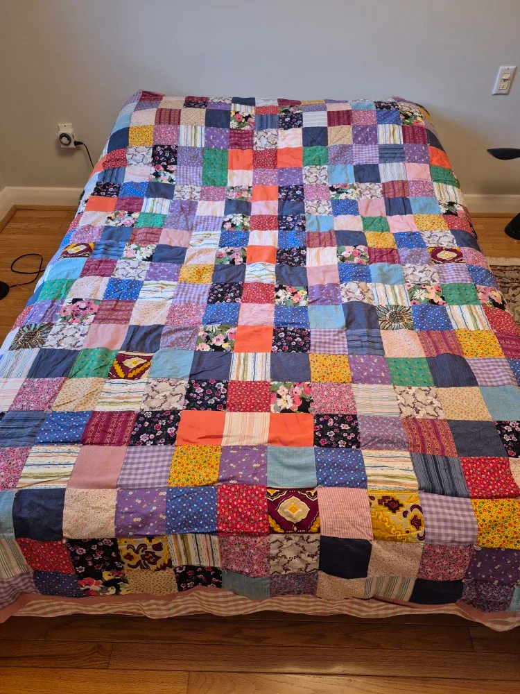 Handmade Quilt : Classic Squares (Full Size) image indicator(2)