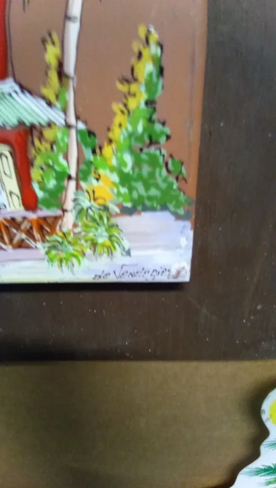 Handmade Christmas Tile Art by de Venelogies image indicator(2)