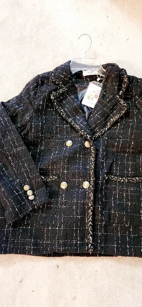Brand new Tweed Blazer - Black & White image indicator(2)