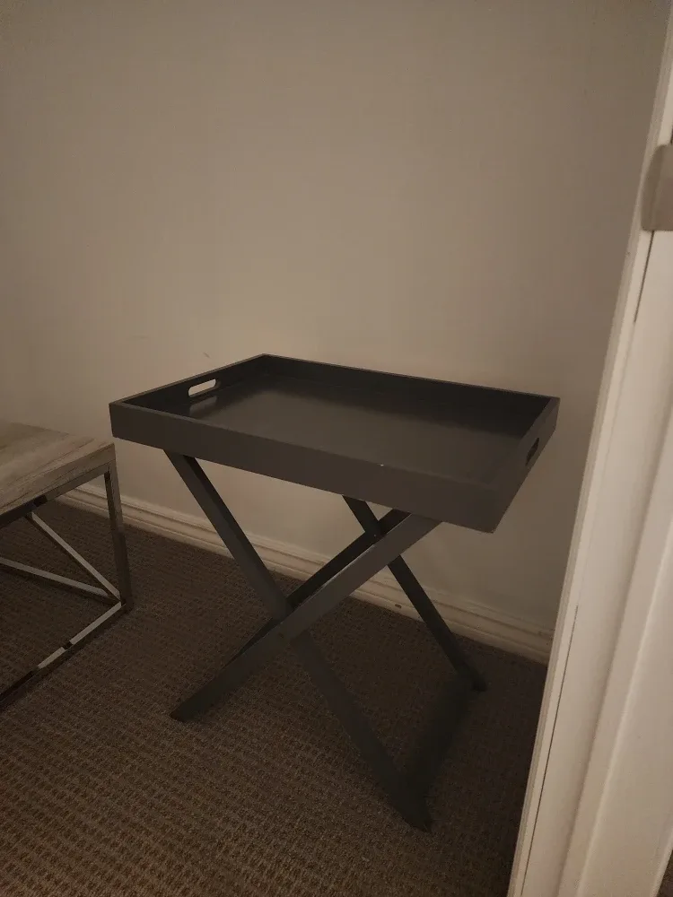 Grey Folding Tray Table