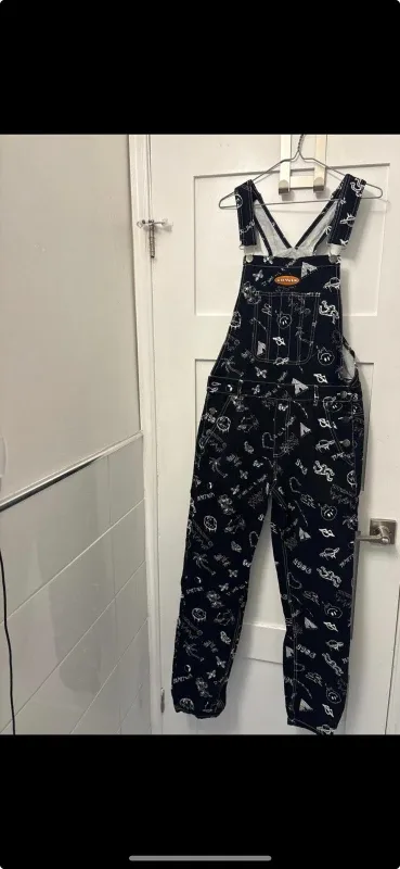 Airwalk x Forever 21 Black Overalls - Size L