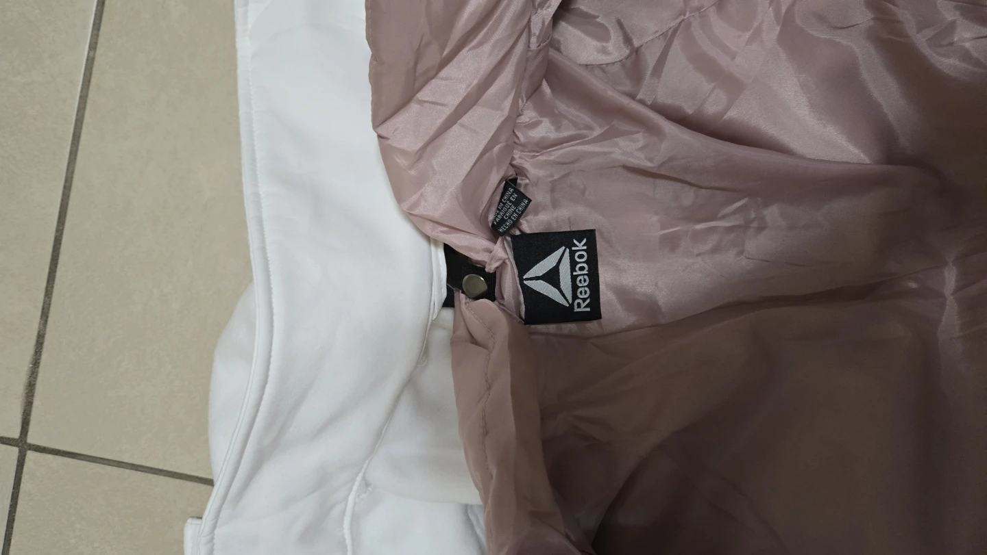 Reebok 2-in-1 White & Pink Jacket - photo 4