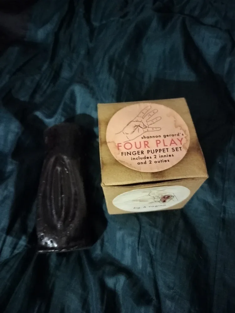 Four Play crochet finger puppets & vagina candle image indicator(2)