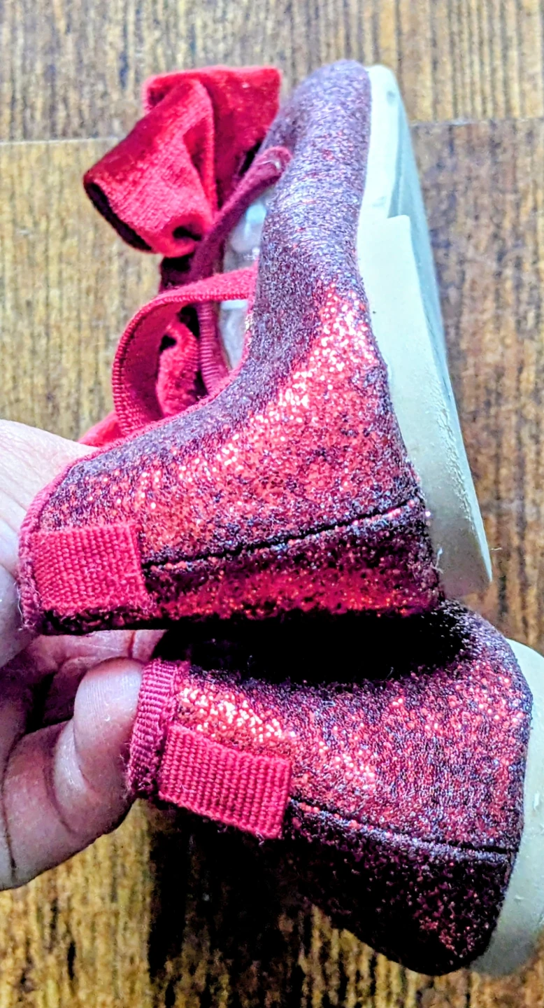 H&M Red Glitter Ballet Flats - Size 1 - photo 4