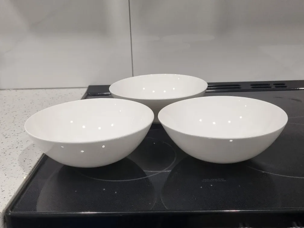 White Bowls for Sale (3 Pcs) image indicator(2)