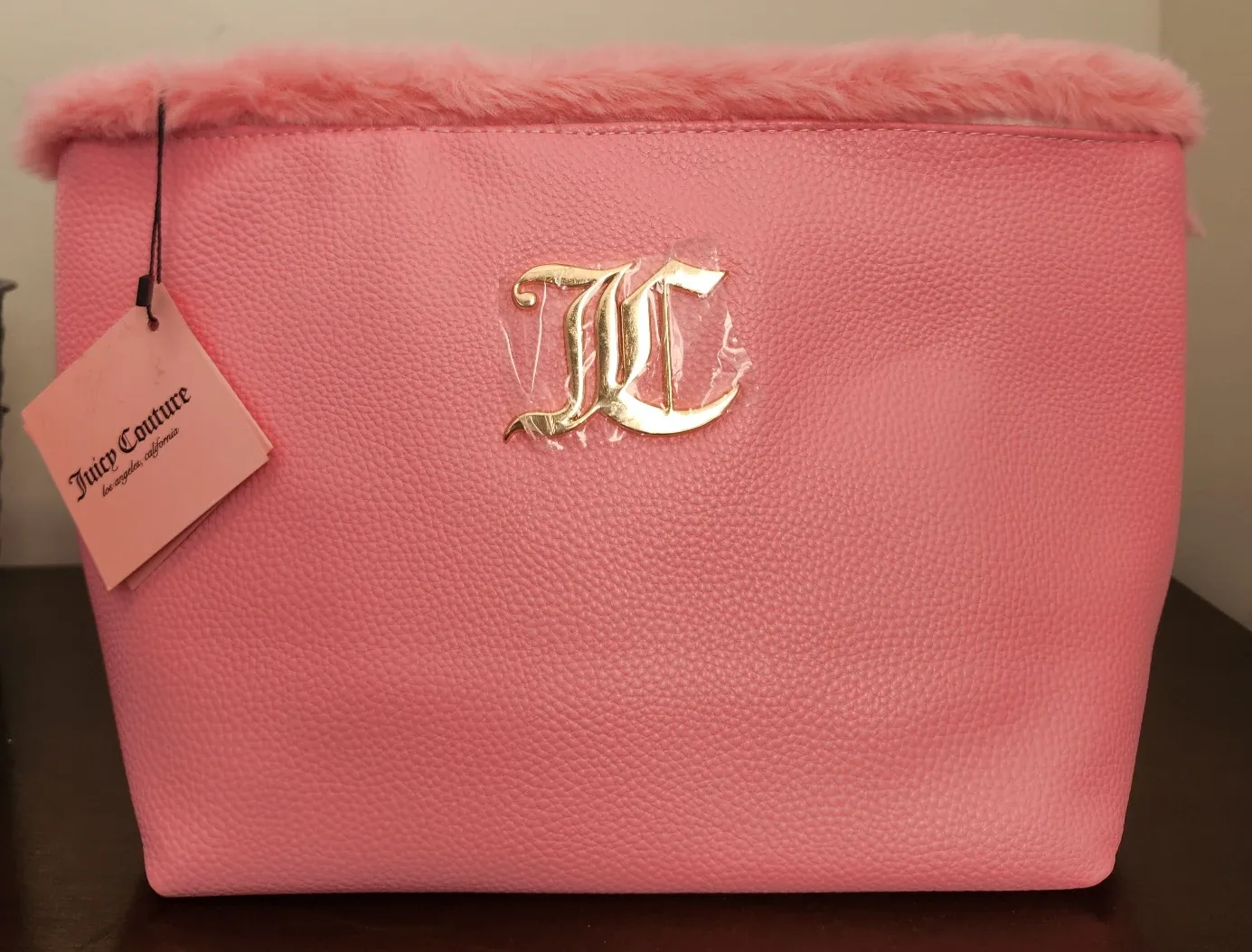 Juicy Couture Pink Travel Cosmetic Bag - Brand New