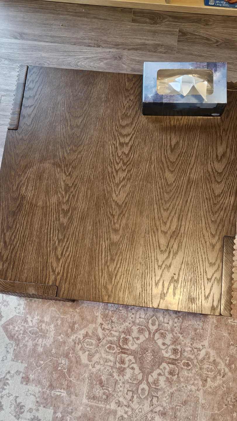Brown Wooden coffee table/desk - photo 3