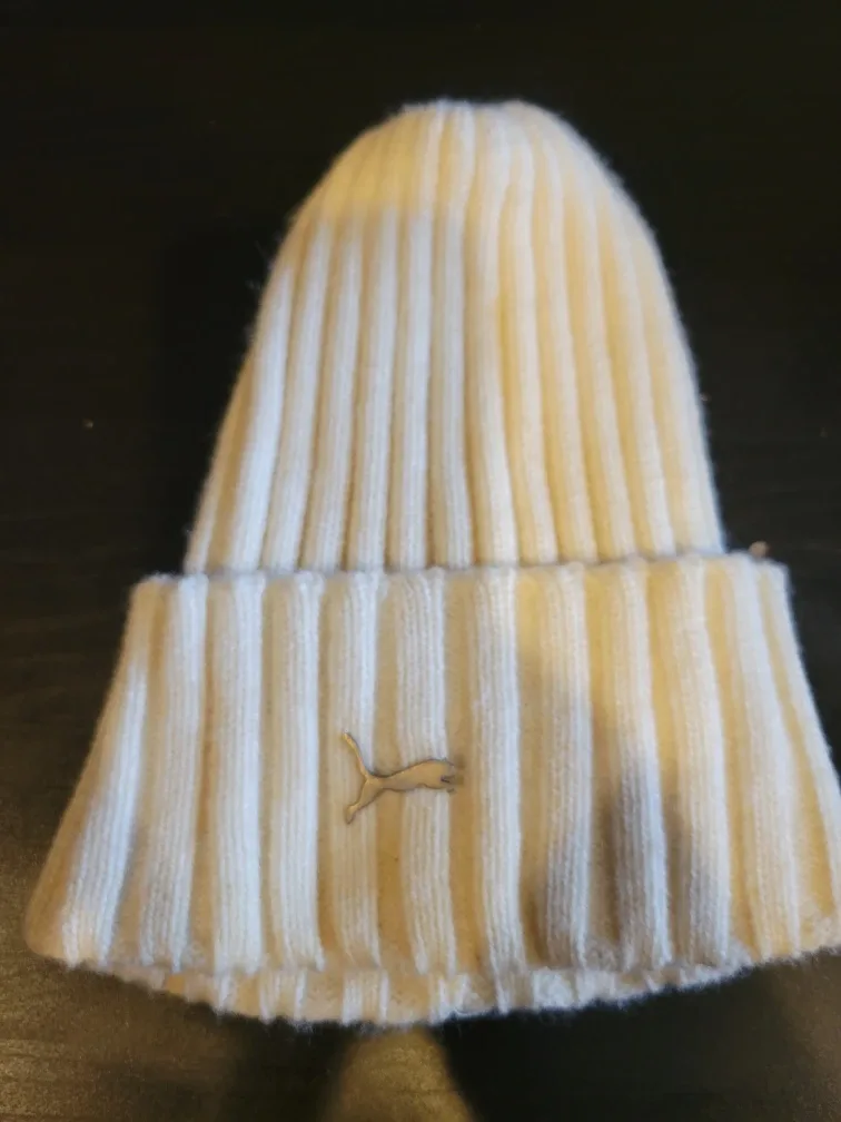 Puma White Beanie