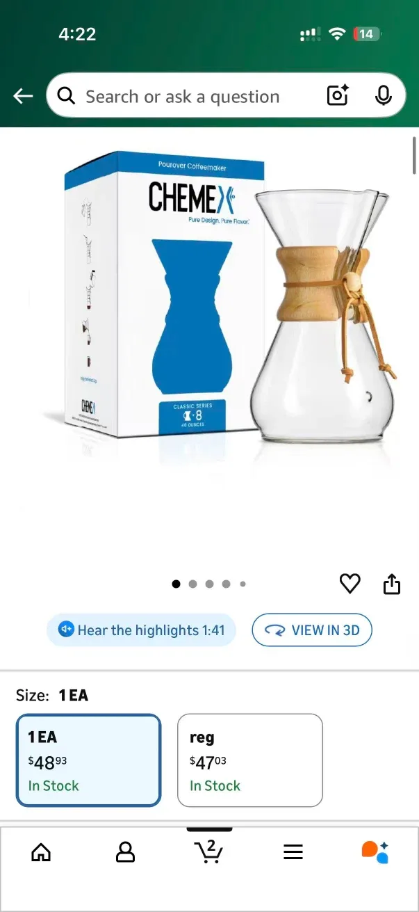 Glass Pour-Over Coffee Brewer image indicator(2)