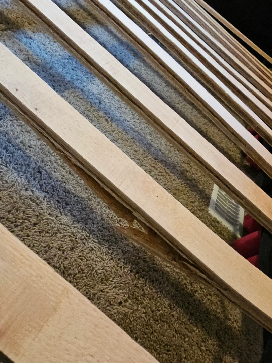 Black Faux Leather Queen Bed Frame & mattress image indicator(7)