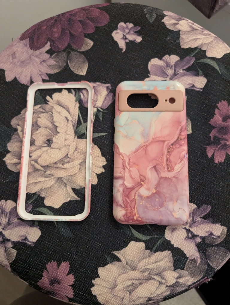 Pink Marble Google Pixel 8 Case - photo 3