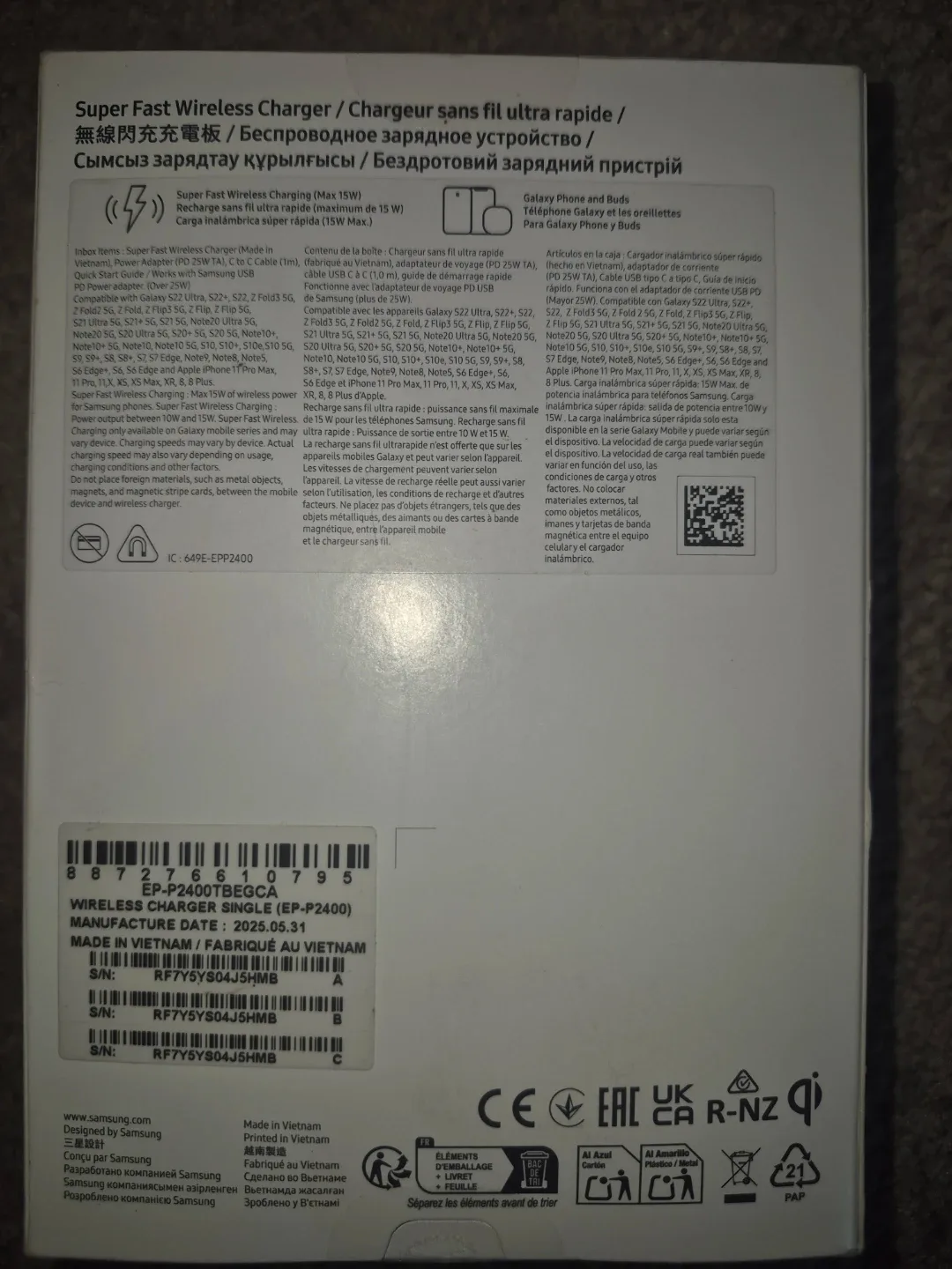 Samsung Super Fast Wireless Charger (Max 15W) - New! image indicator(2)