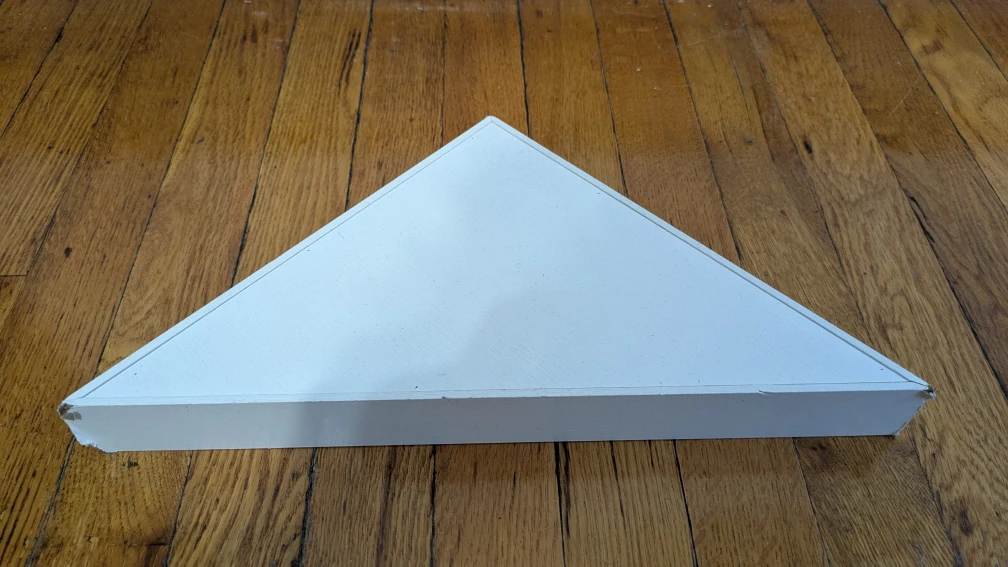 White Corner Shelf