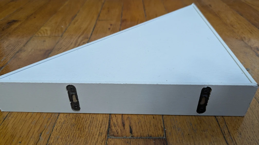 White Corner Shelf - photo 2