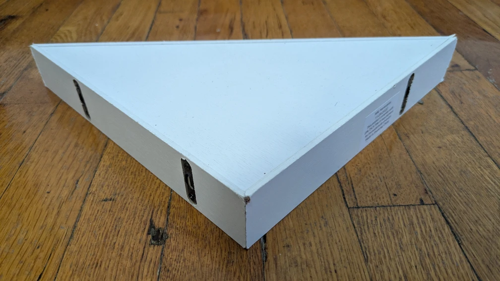 White Corner Shelf - photo 3