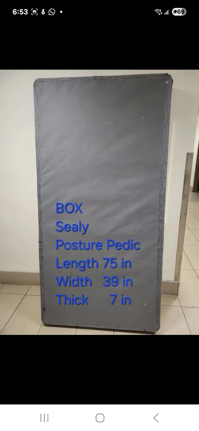 Sealy Posture Pedic Technology Twin Mattress Set with Box image indicator(2)