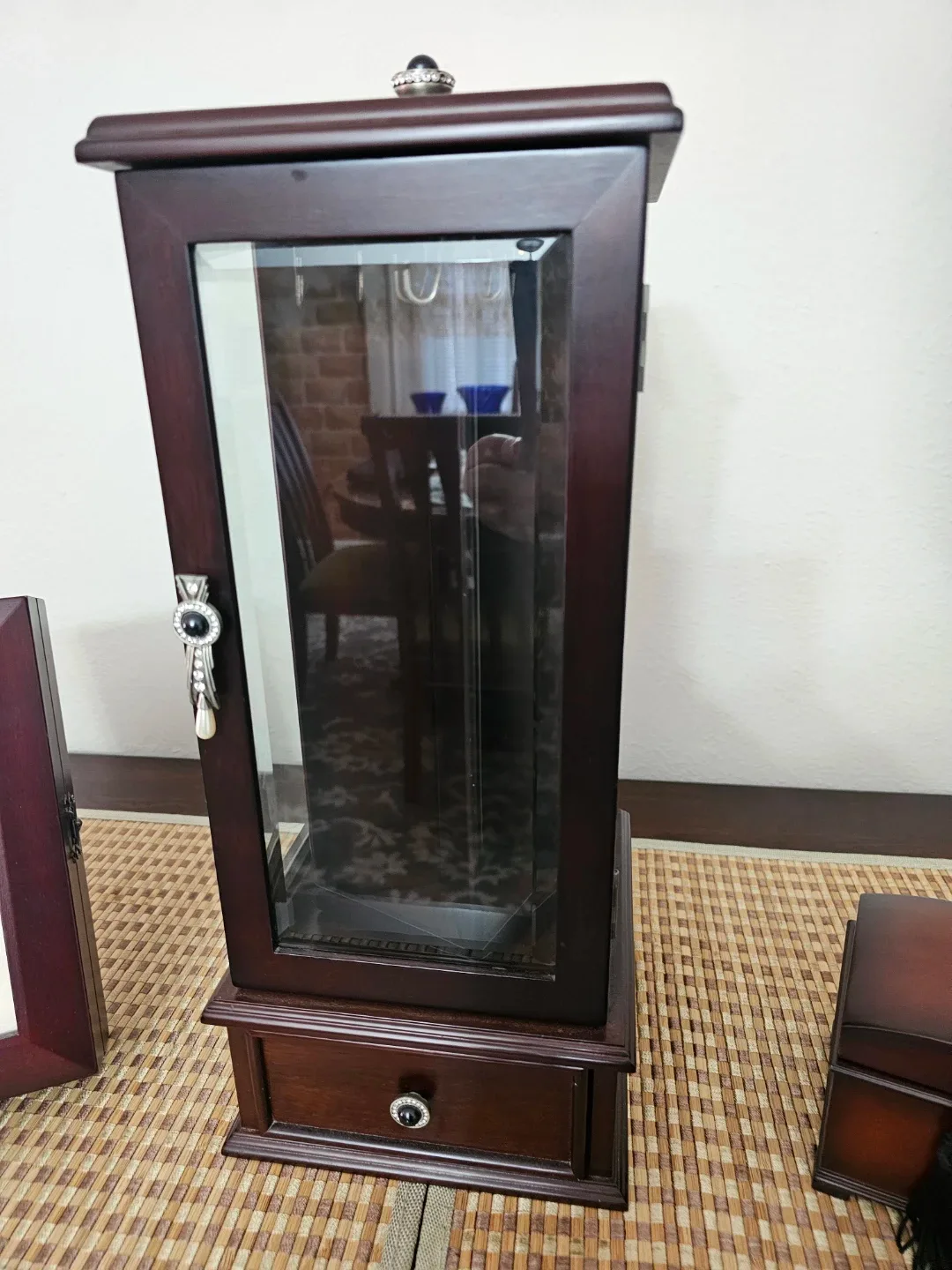 Jewelry Display Cabinet with Drawer