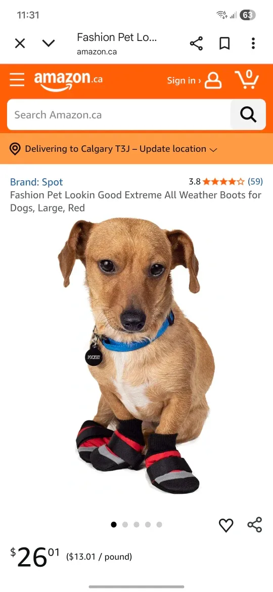 Spot Extreme All Weather Dog Boots - XXXS image indicator(2)