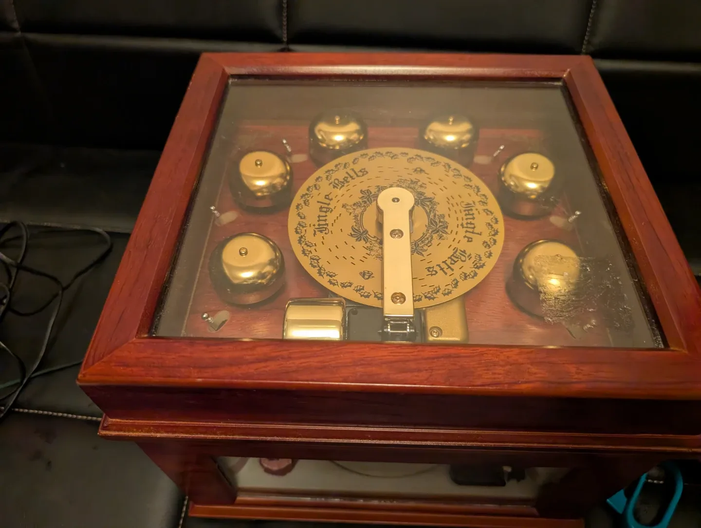 Two vintage light up music boxes plays lots of songs image indicator(2)