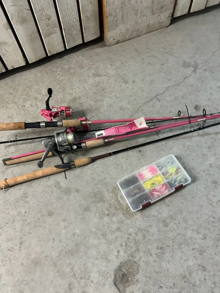 Fishing Rods & Tackle Box