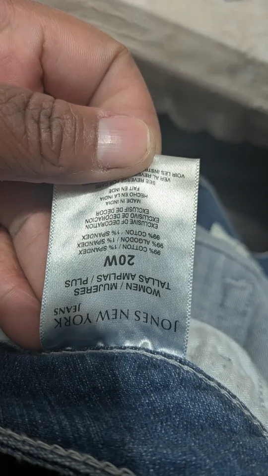 Jones New York Chelsea Cuffed Capri Jeans - Size 20W image indicator(2)