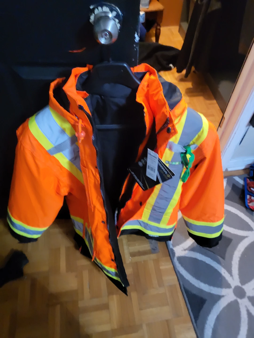 Orange Hi-Vis Safety Jacket - photo 2