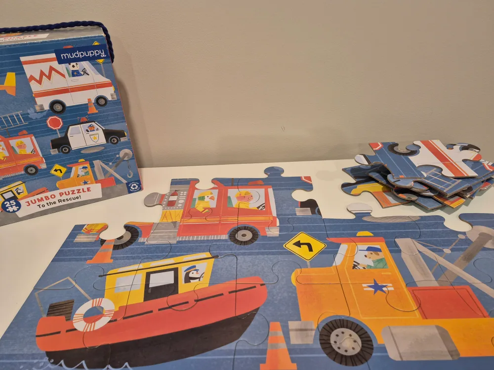 Mudpuppy Jumbo Puzzle To the Rescue! (25 Piece) image indicator(4)