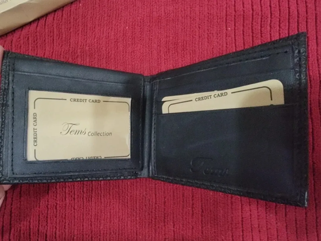 Tem's Collection Black Wallet image indicator(2)