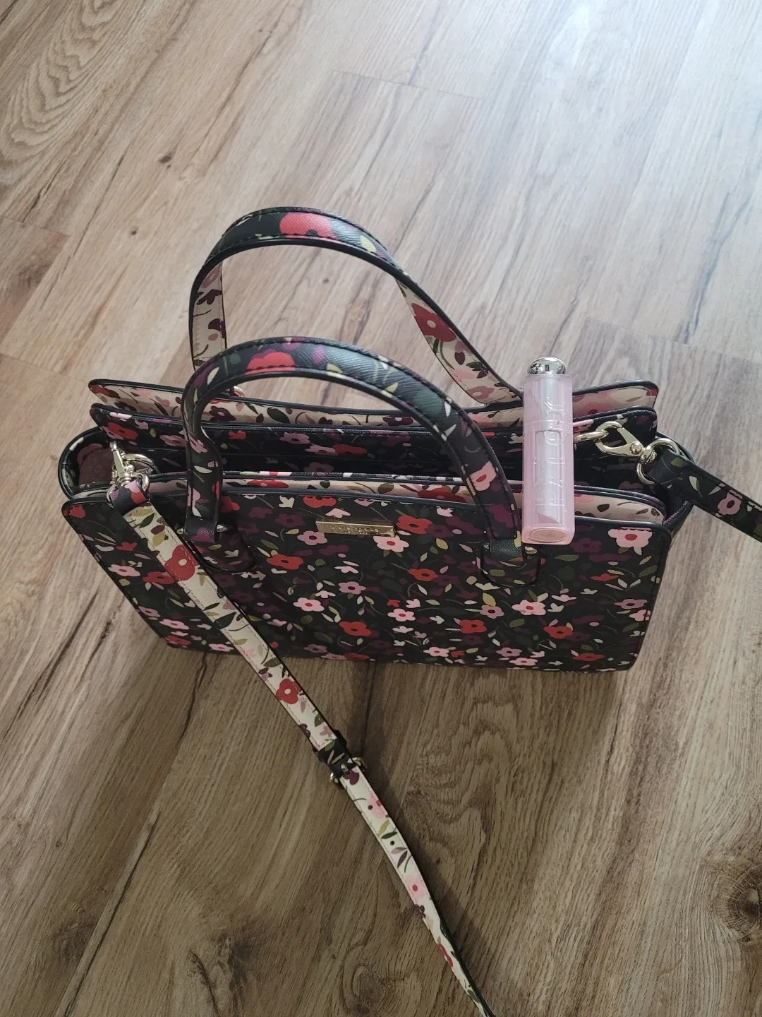 Kate Spade Floral Satchel Handbag image indicator(7)